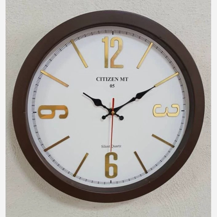 ساعت دیواری روان گرد با رنگ بندی سایز 37 کد 5